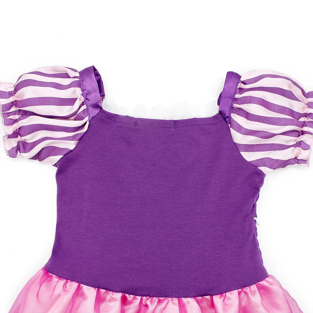 AmzBarley Girls Rapunzel Dresses Fancy Childrens Festival Clothing Cosplay Princess Birthday Party Halloween Costume Clothes | Детская