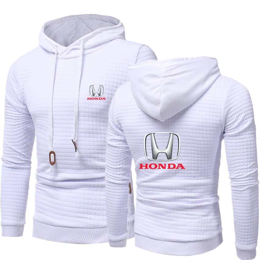

2021 Honda Car Logo Men's Hip Hop Jogger Sweatshirt Fashion Punk Sports Jacket Pullover Gothic Long Sleeve Zipper Hoodie Jacket