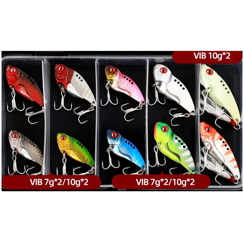 Металлическая Вибрирующая Приманка Vib жесткий Рыболовный набор г Металлические