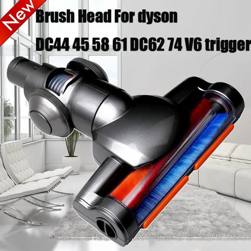 Электрическая моторизированная щетка для пола головка для Dyson V6 триггер DC44 45 DC62 щётка для пылесоса Сменная головка аксессуары