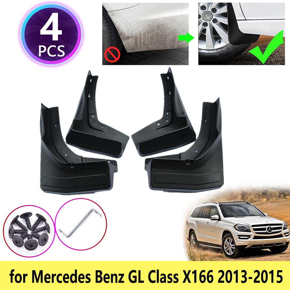 4 шт. для Mercedes Benz GL Class 2013 2014 2015 Брызговики аксессуары GL350 GL400 GL450 GL500