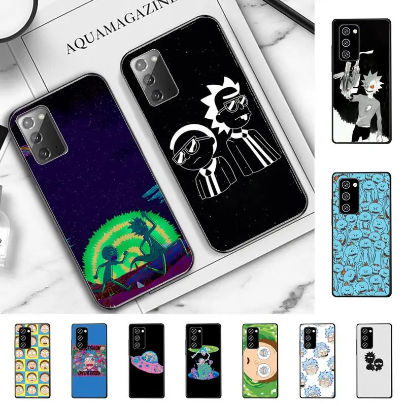 

YNDFCNB Cute Funny scientist Phone Case for Samsung Note 5 7 8 9 10 20 pro plus lite ultra A21 12 72