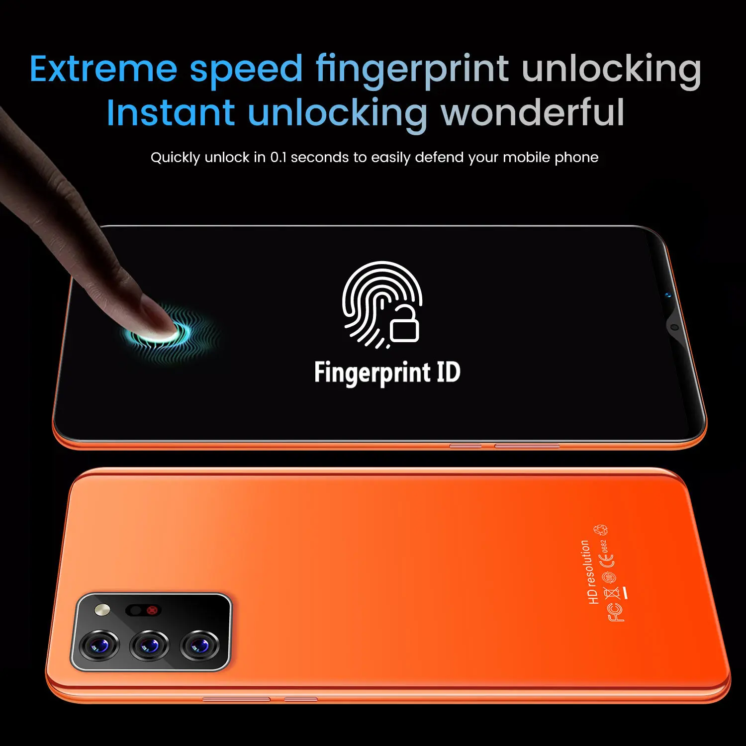 Tel&eacute;fono Inteligente Galxy Note30 Plus, pantalla HD de 6,1 pulgadas, 6 + 128GB, Bater&iacute;a grande de 4800mAh, red 4G LTE, 2021-3
