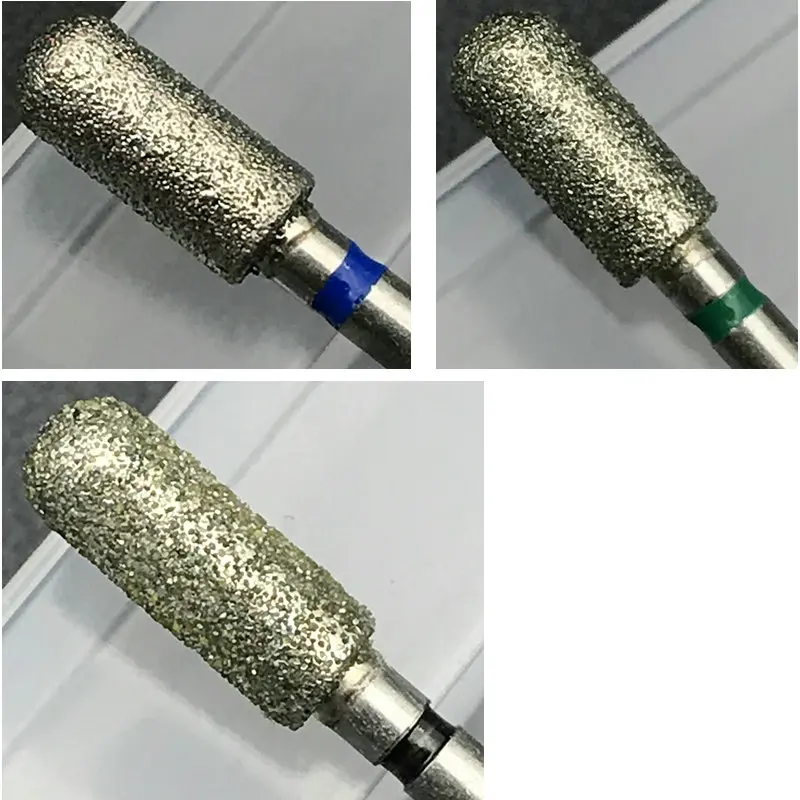 1 шт. цилиндрические алмазные сверла для ногтей 2 35 мм зубные боры дрель