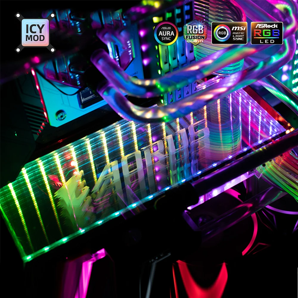 Панель Infinity RGB бесконечный стерео 3D чехол для ПК осветительная панель