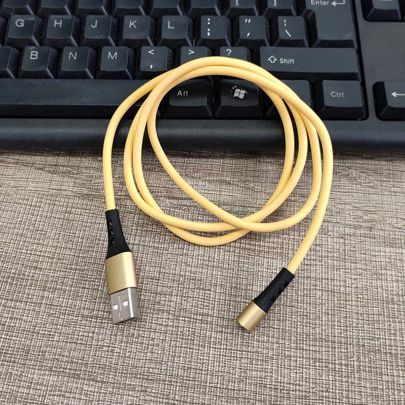 

2020 Liquid silicone Magnetic USB charging cable for iphone Android Type-C Mobile Phone 2.4A Fast charging cable 1m 2m