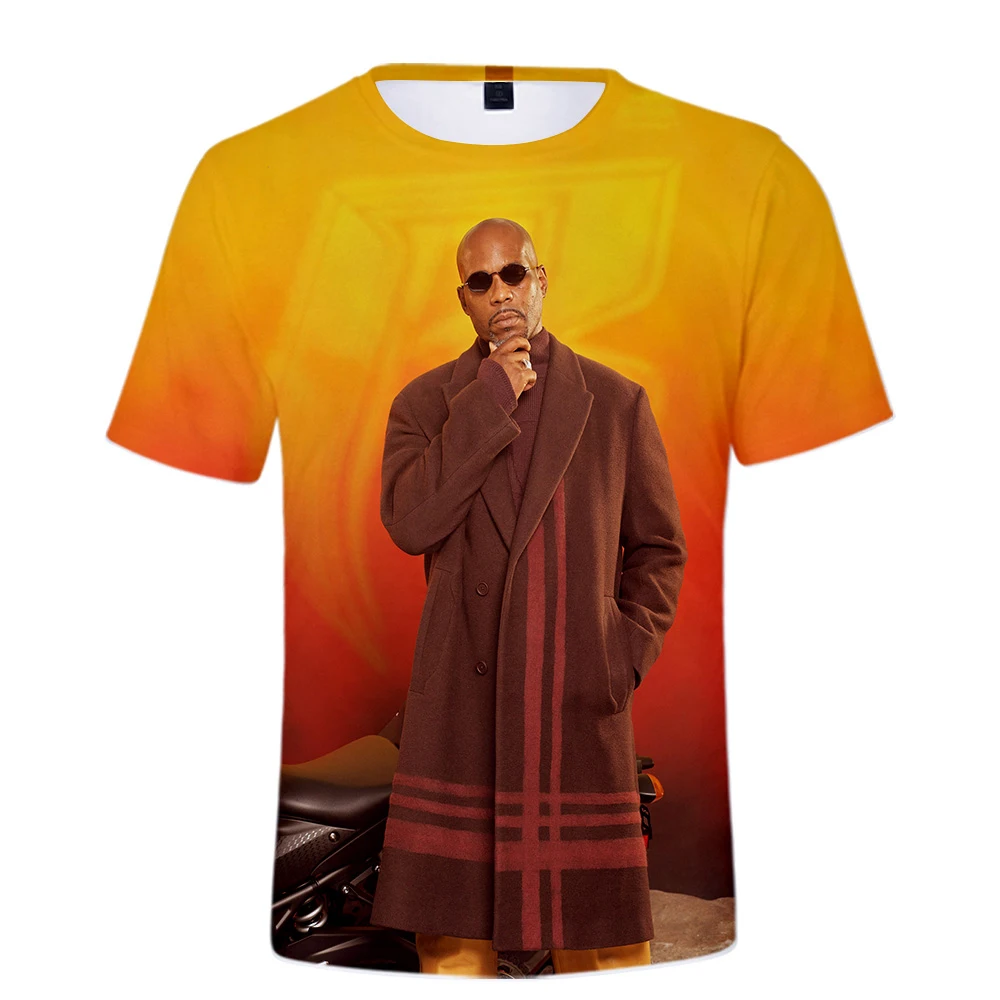 DMX 3D Print Spring Summer Preppy Style Men/Women Street Clothes T-shirt Hip hop Punk Youthful Retro Innovation |