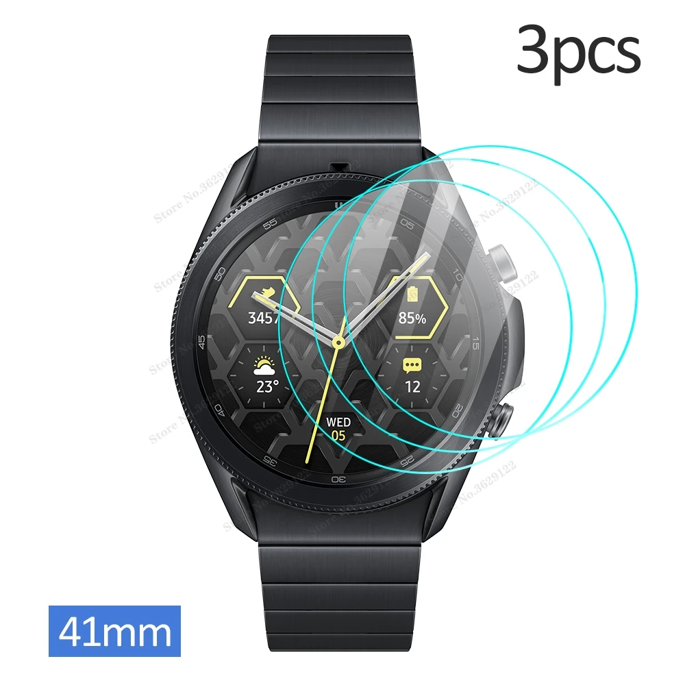 

Tempered glass For Samsung galaxy watch 3 45mm 41mm Scratch resistant film screen protector for samsung galaxy 3 41mm accessorie