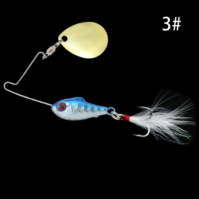 1 шт. рыболовная приманка вращающаяся на 360 градусов 12 г|artificial lures|lure fishingspinner bait |