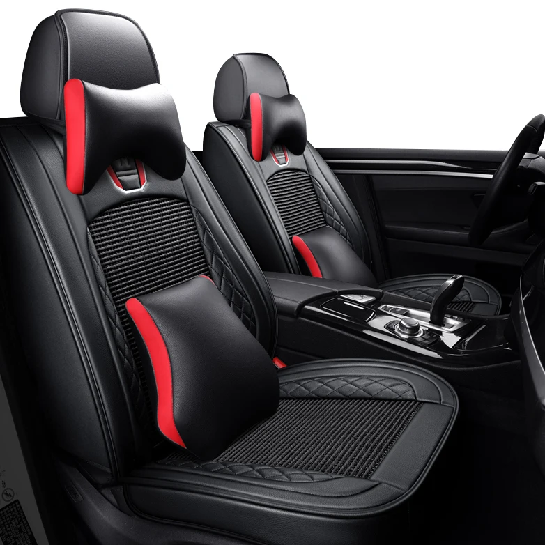 Чехлы на сиденья автомобиля ZHOUSHENGLEE ice silk 5 накидки для Opel Astra Antara Vectra Zafira Chery Tiggo 3 7 QQ