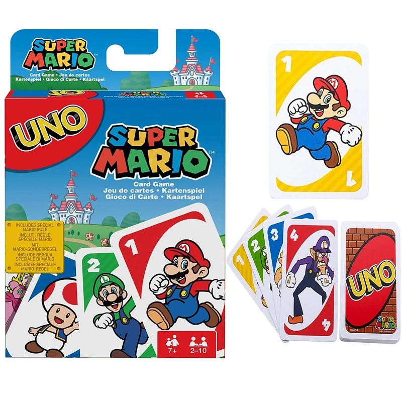 Super Mario Bros. Карточка героя игры аниме ONE You Bros и ONE! Детские подарки на день