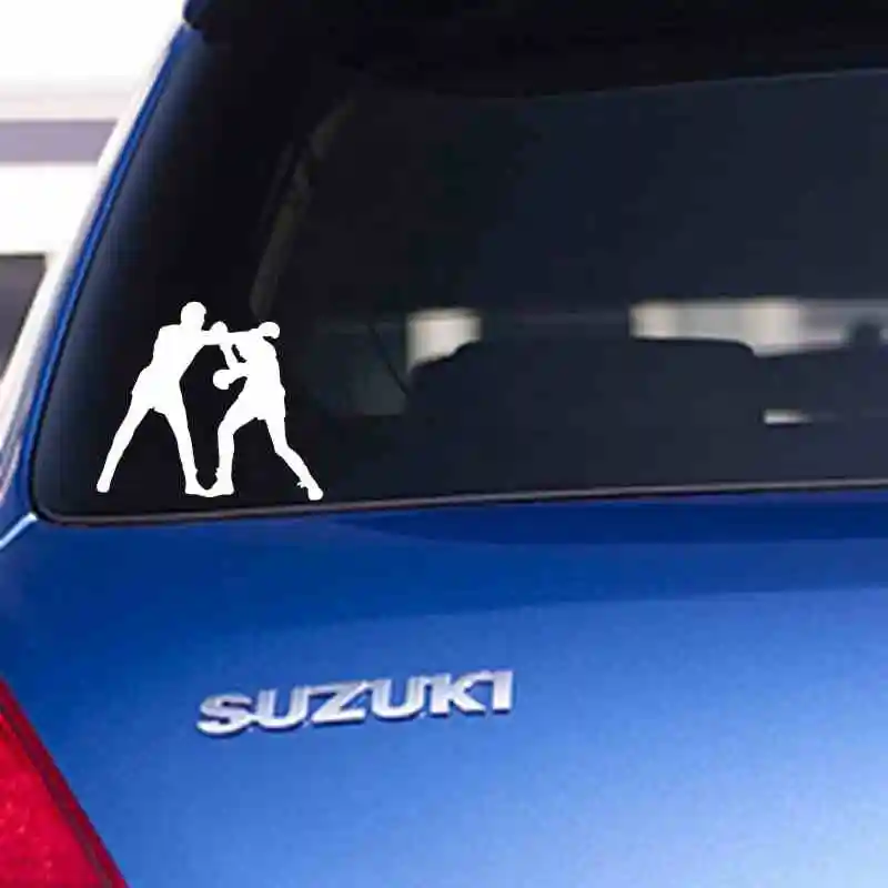 Боксерские перчатки Стикеры удар боксер Игрушечная машина наклейка Бесплатная