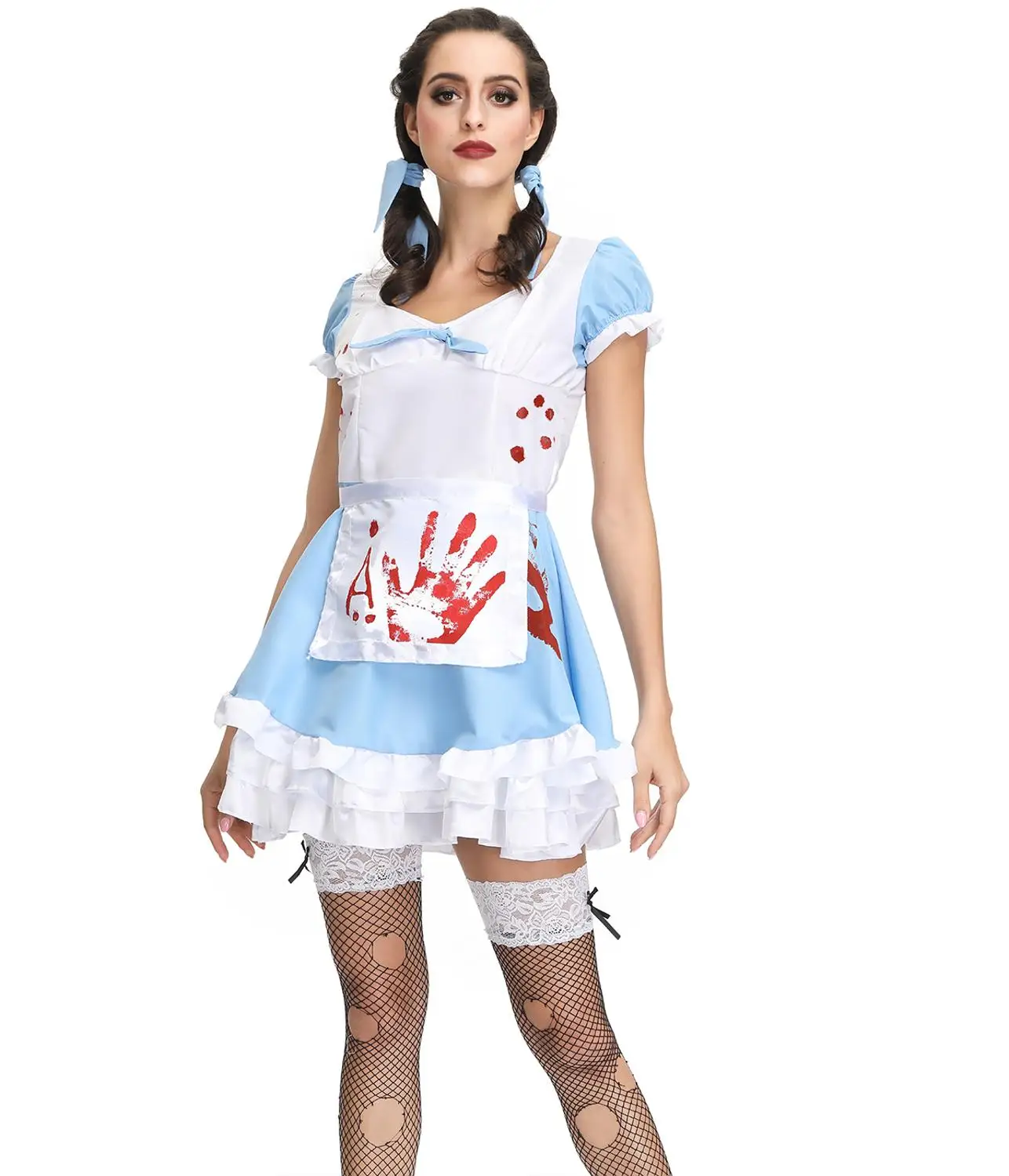 Женское платье горничная Алиса в стране чудес| |