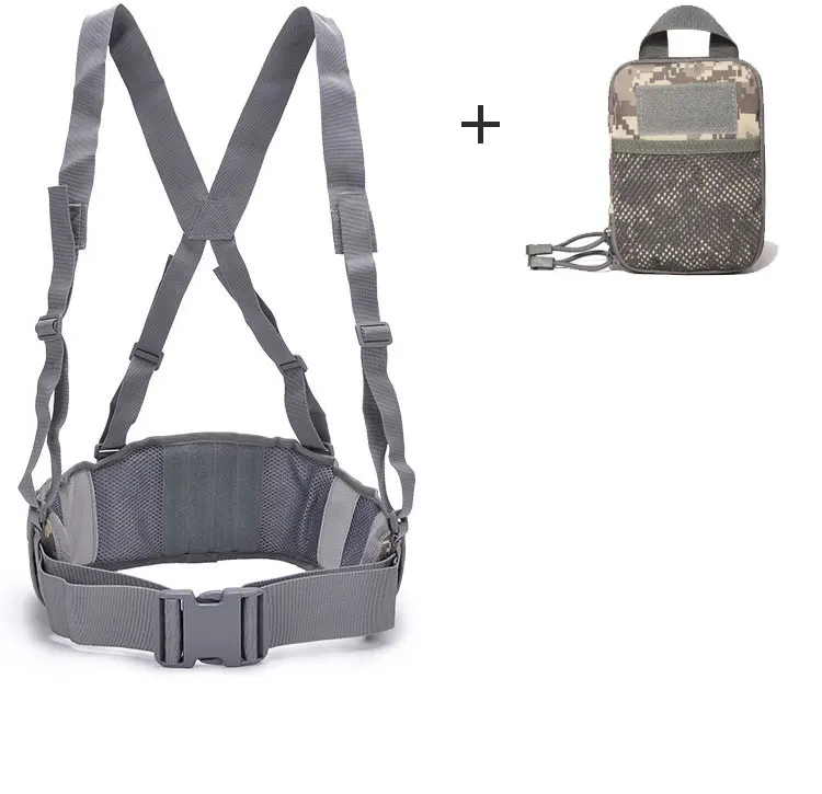 ACU 2 Тактический ремень Molle военный ремень 1000d нейлоновый ремень мужской охотничий удобный Боевой страйкбол Мягкий регулируемый ремень Pasek - Цвет: ACU 2