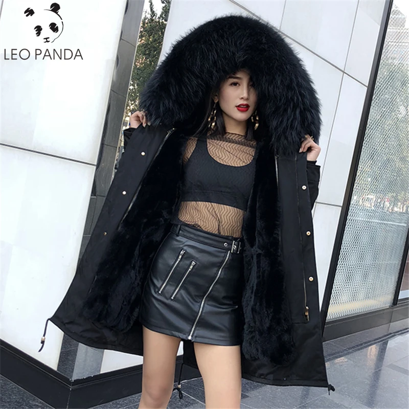 2021 новые модные Подкладка из кроличьего меха Рекс пальто женские лисий меховой