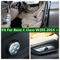 lapetus interior molding fit for mercedes benz c class w205 2015 2021 seat adjustment switch knob button control cover trim