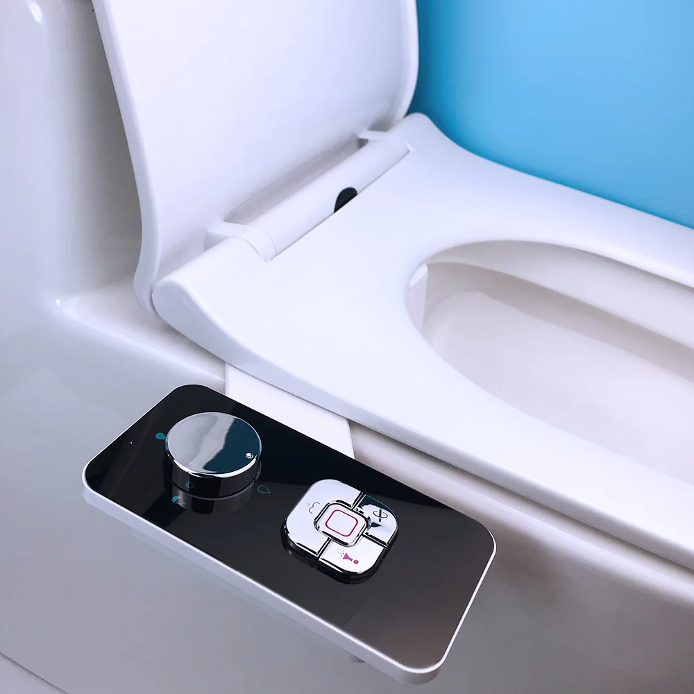 

Non-Electric Bidet Toilet Seat Heated Water Spray Bidet Sprayer For Toilet Bidet Attachment Dual Nozzle Self-cleaning Washer