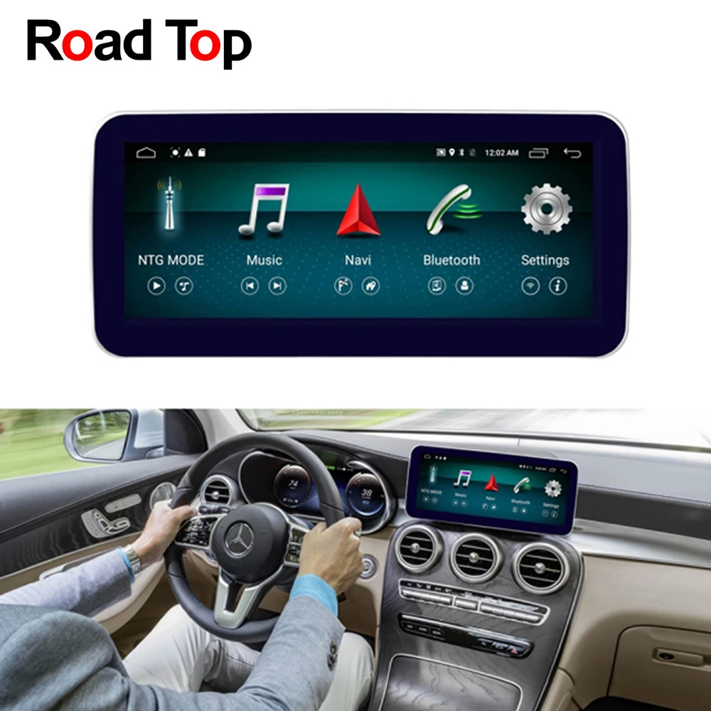 10 25 &quotAndroid дисплей для Mercedes Benz C Class W205 2014-2018 автомобильный радиомонитор gps