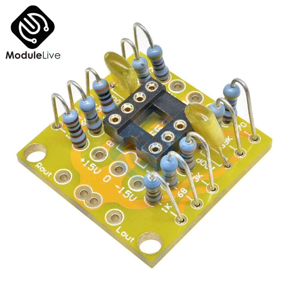 Плата усилителя постоянного тока для NE5532/OPA2134/OPA2604/AD826|pcb amp|pcb preamppcb board |