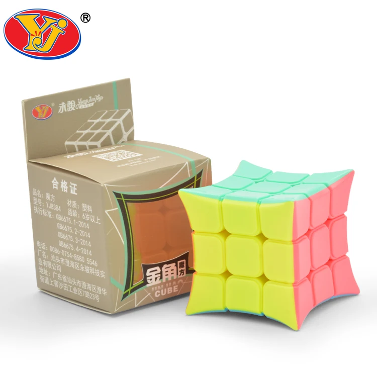 YJ Jinjiao 3x3x3 угловой кубик головоломка Yongjun для начинающих профессиональный