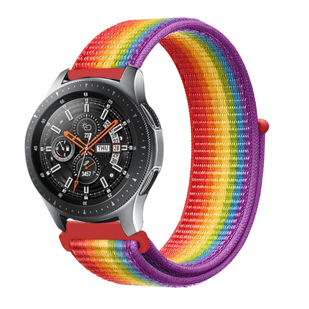 22 мм ремешок для часов Galaxy watch 46 мм 42 мм samsung gear s3 Frontier active 2 correa браслет huawei часы gt ремешок Amazfit bip20