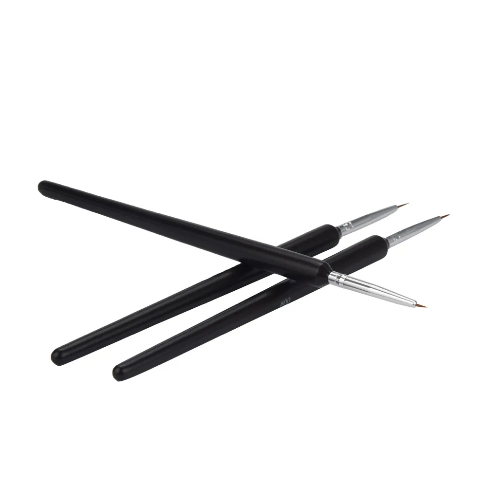 3Pcs Nail Art Pen Dotting Painting Drawing UV Gel Liner Polish Brush Tool gel polish dotting painting detailing pen brushes | Красота и