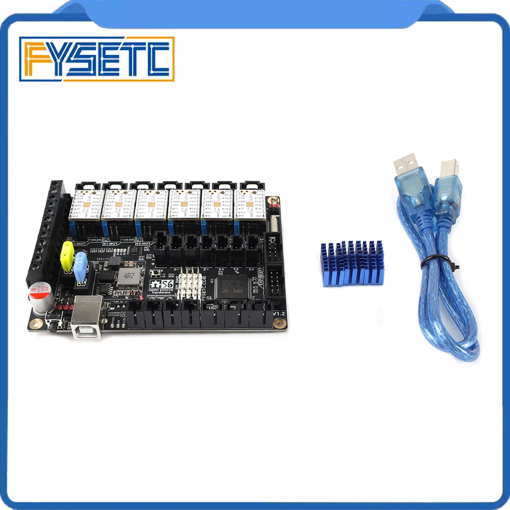 

S6 V2.0 Board 32 Bit Control Board MX Connector With 6pcs TMC2208 UART Stepper Motor Driver Flying Wire VS F6 V1.3 SKR V1.3