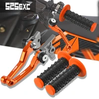 motocross non slip hand grips handlebar and dirt bike brake clutch levers for 525exc 525 exc 2010