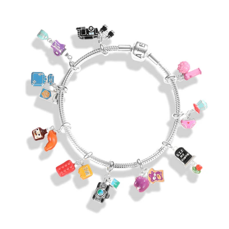 

you me Leegoo Fine Charms Pendant Collocation 925 Sterling Silver Charms Jewelry Fit Original Bracelet Necklace gift