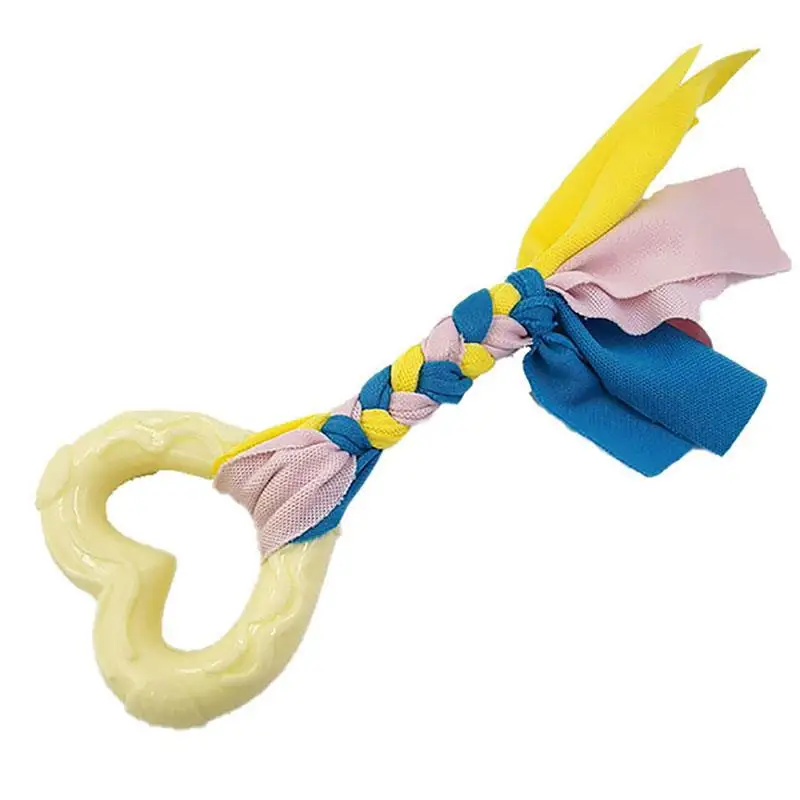 

3PCS/Set Dog Toy Pet Chew Toys Interactive Cute Heart Shaped Knotted Dog Bite Toy For Puppies Pet Ropes Toys Dog Accessories
