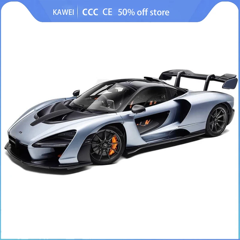 

1/32 Diecast Alloy McLaren Senna Sports Car Model Toy Simulation Vehicles With Sound Light Pull Back Supercar Toys For Children