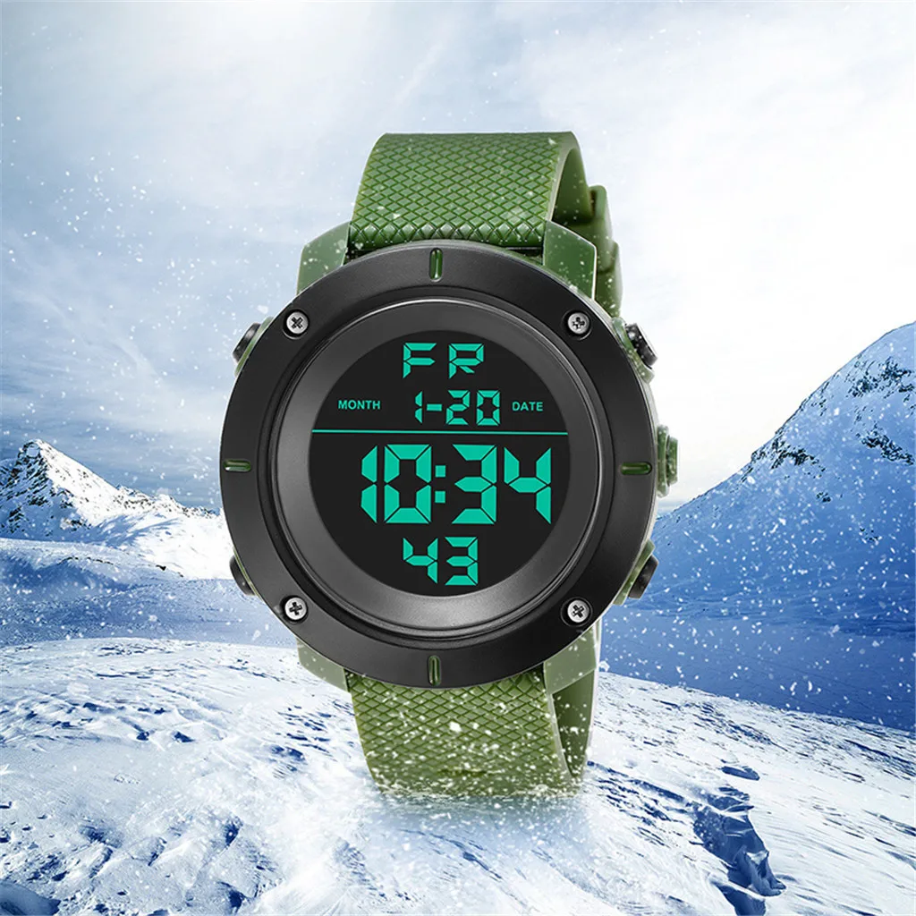 KAK военные спортивные часы электронные мужские лучший бренд Роскошные