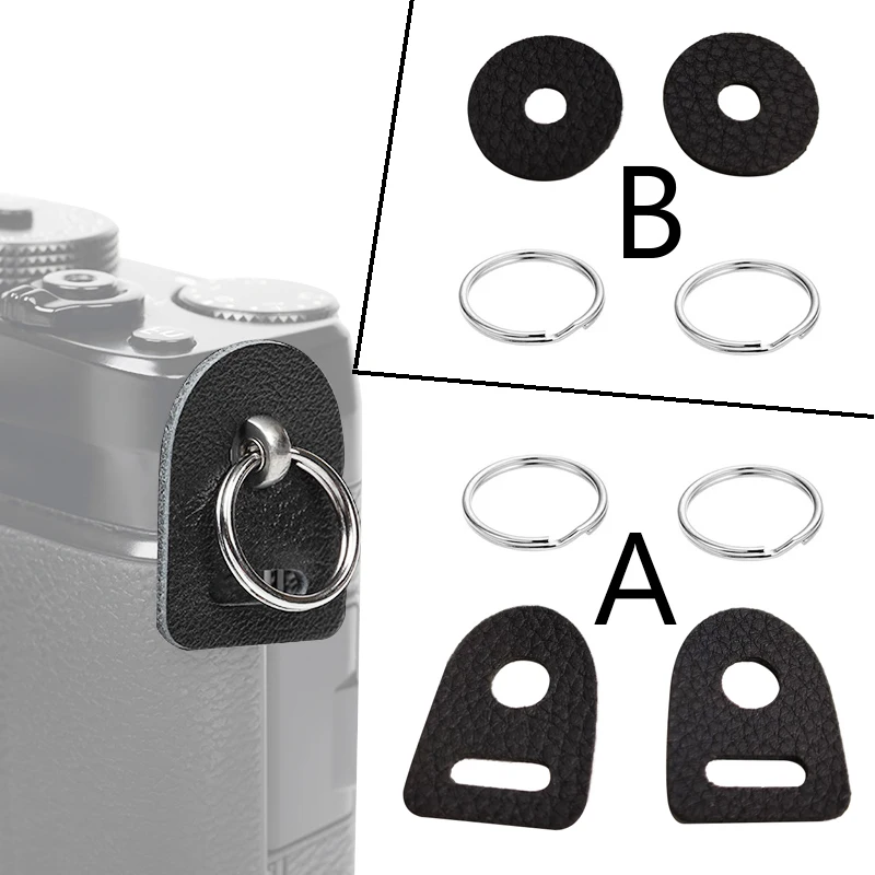 Новинка кожаный защитный чехол для камеры ремешок с кольцом-крючком Fujifilm Canon Nikon