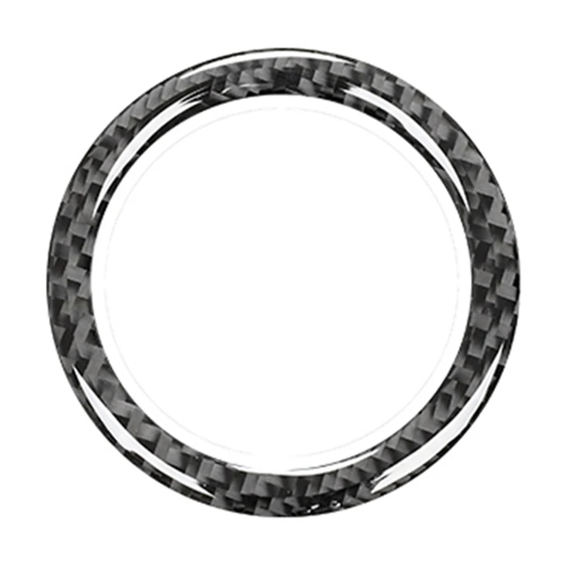 

For Mercedes Benz GLK 300 350 250 2008-2015 Key Hole Ring Start Button Frame Carbon Fiber Decoration Sticker Interior