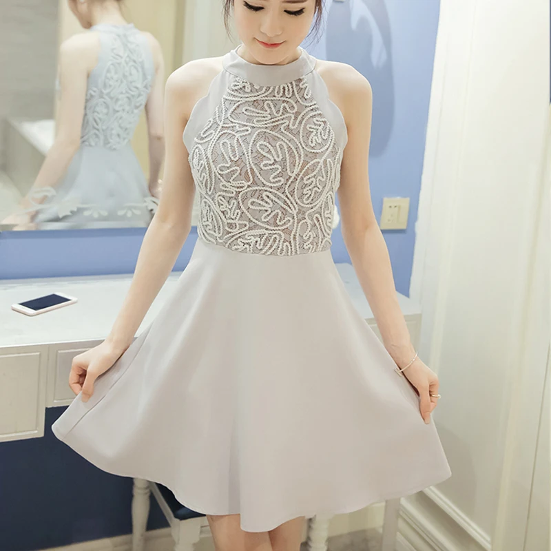 обтягивающее кружевное платье с цветочным узором Белое 2018 Осень Зима Женское