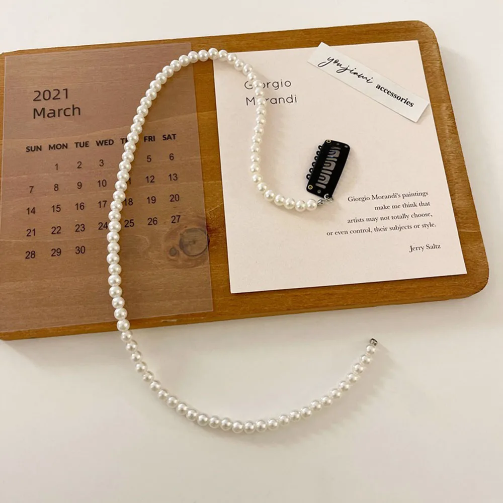 

Elegant Pearl Braided Hairpin Sweet Girl Pearl Braided Chain Butterfly Hair Clip Lady Popular Barrettes Headdress Modeling Tool