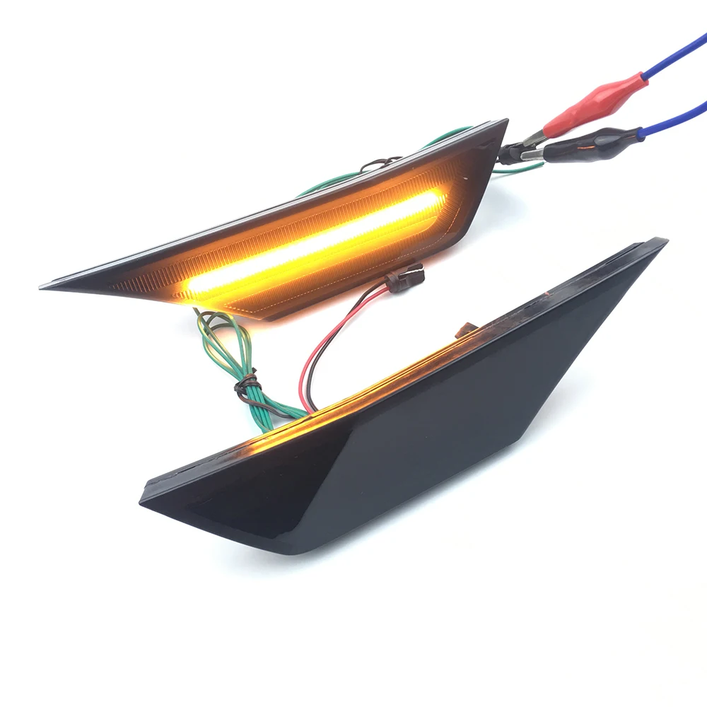 Светодиодные дымчатые линзы боковые габаритные фонари для Honda Civic