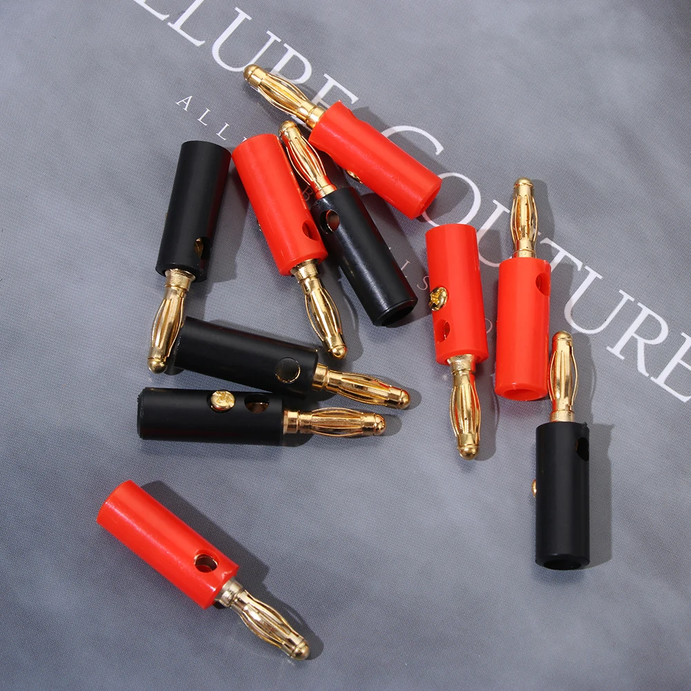 10 шт. позолоченные штекеры типа банан | Электроника