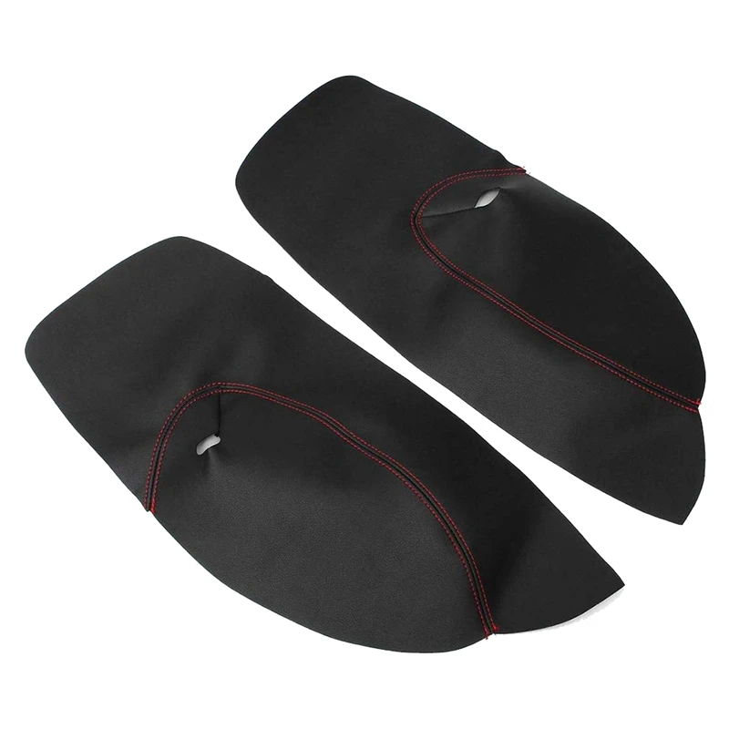 Чехол для автомобильного подлокотника из кожи и микрофибры Защитная панель