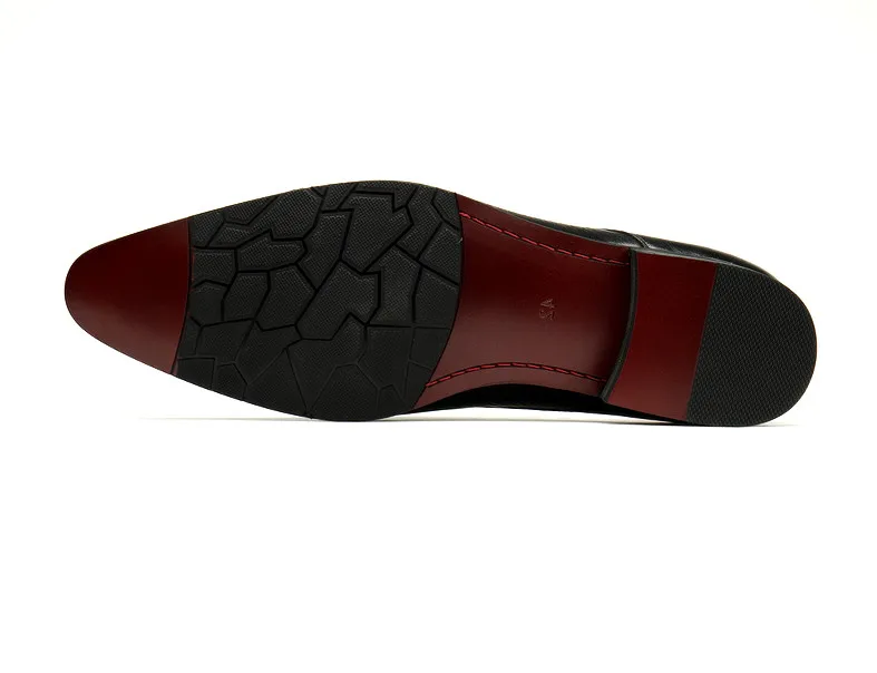 

Large Size EUR45 Black Brogue Business Shoes Genuine Leather Prom Shoes Mens Dress Shoes