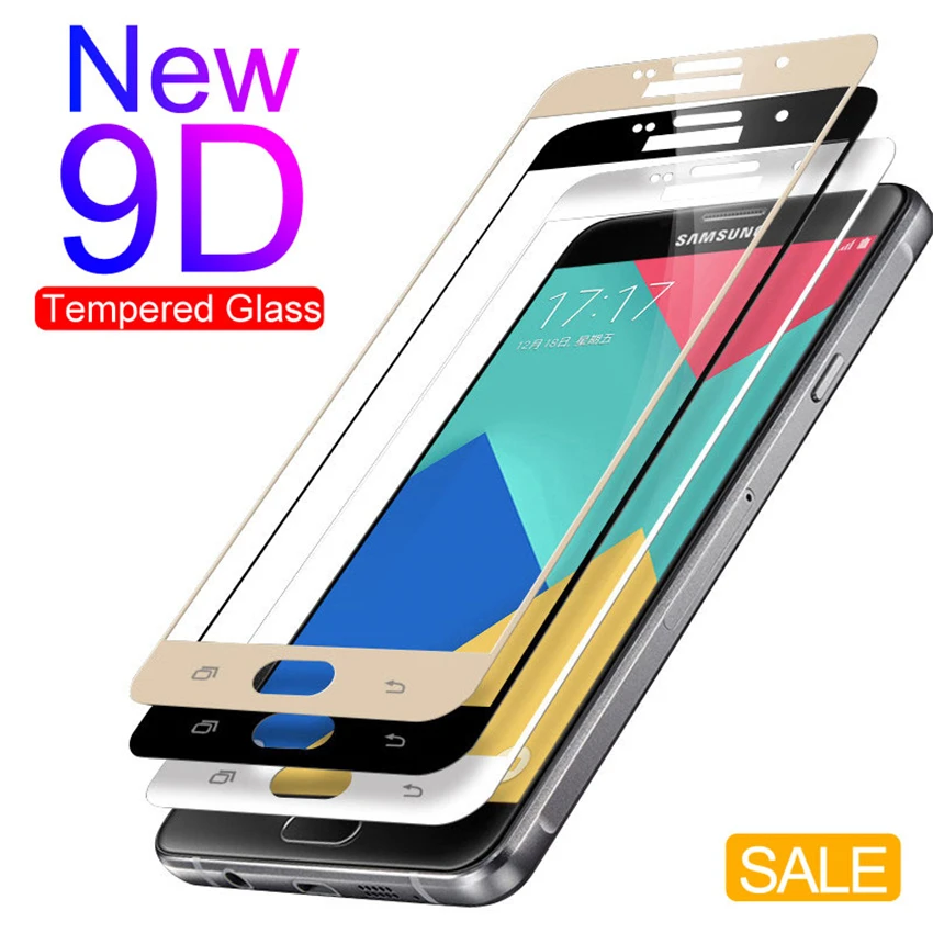 9D защитное стекло против взрыва для samsung Galaxy A3 A5 A7 J3 J5 J7 Защита экрана для samsung s7 полное покрытие стекла