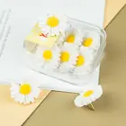 Кнопки-Маргаритки, Подсолнухи, декоративные милые кнопки для стена с фотографиями, карт, доски объявлений или пробковых досок, 10 шт.