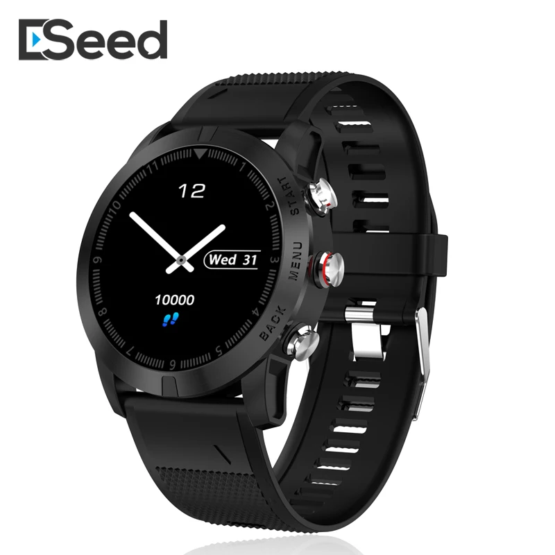 ESEED S10 Смарт-часы IP68 Водонепроницаемый 350 мАч аккумулятор 30 дней в режиме ожидания сердечного ритма кремнезема Смарт-часы для мужчин для android ios