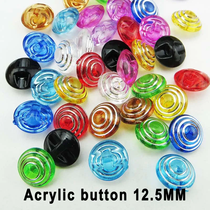 50 шт. шикарное акриловое кольцо на пуговицах Брендовое пальто рубашка свитер