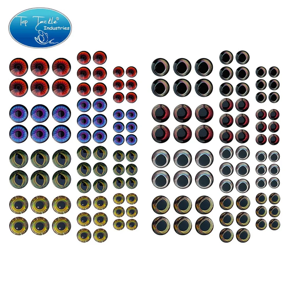 

CF Lure Hot Sale 1 Set/183pcs/144pcs/288pcs Artificial Fish Eyes 3D 4D 5D Holographic Lure Fly Tying Jigs Crafts