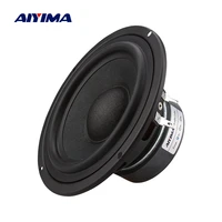 aiyima 1pc 5 inch woofer fever sound speaker column 4 8 ohm 50w bass loudspeaker diy bookshelf music speakers for home theater