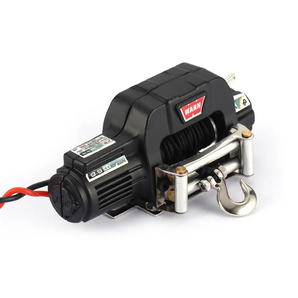 

RC Metal Winch Mini Electric 9.5cti Front Bumper for 1/10 RC Car JEEP Axial SCX10 AX10 Tamiya CC01 Traxxas Crawler