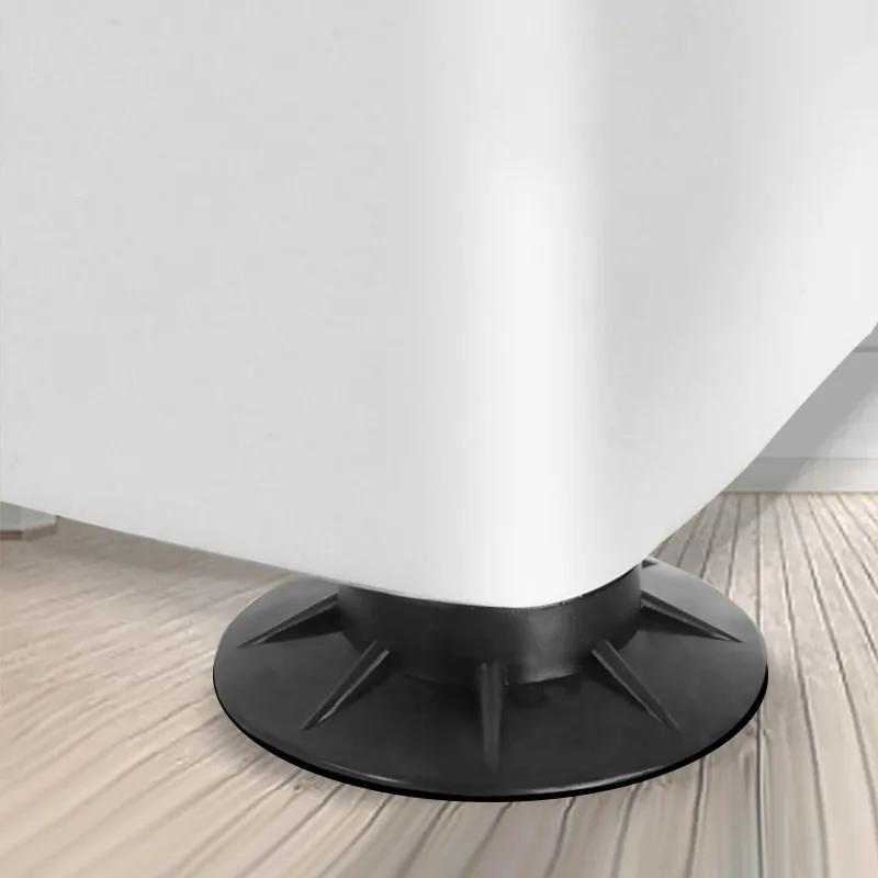 Накладки для стиральной машины 4 шт. Нескользящие черные противоударные