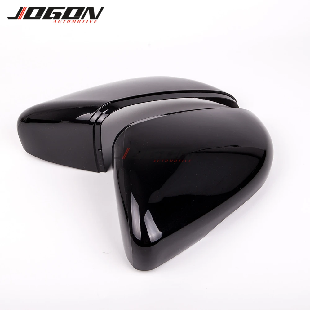 Аксессуары блестящая черная оправа крышка зеркала заднего вида для VW Golf 6 GTI R20 MK6