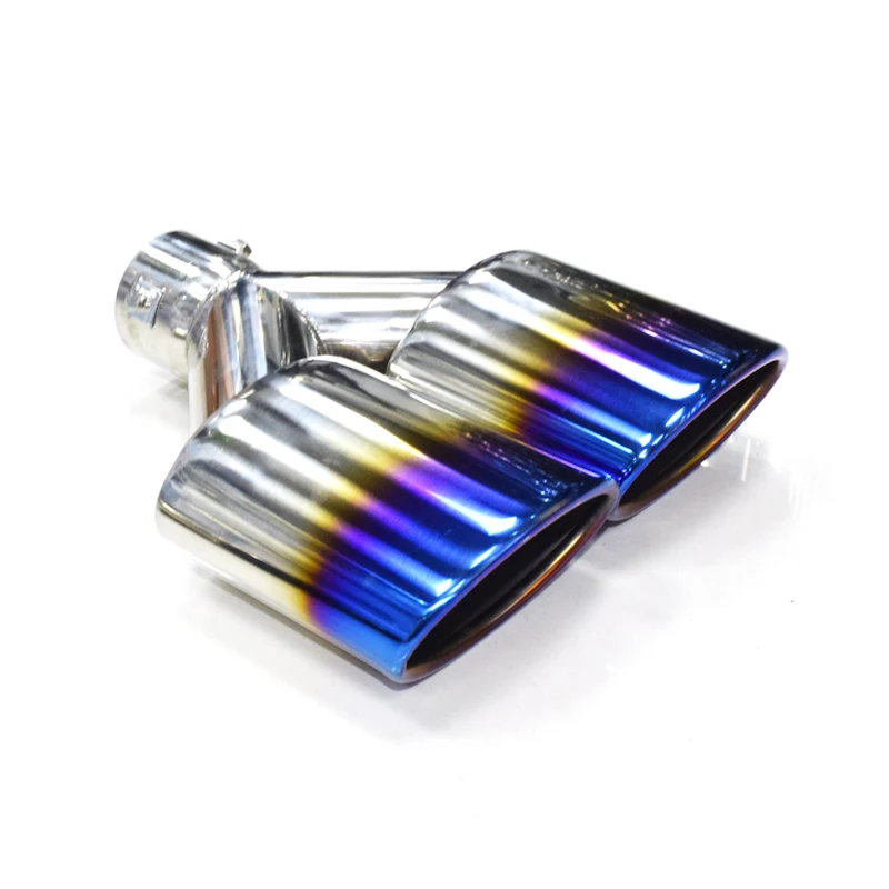 

1 шт., универсальный наконечник выхлопной трубы из нержавеющей стали 304